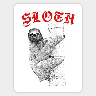 Sloth /// Lazy Sneak Pretty Boi Fan Design Magnet